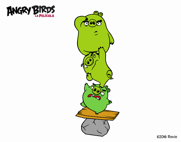 Cerdos verdes de Angry Birds