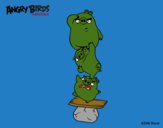 Cerdos verdes de Angry Birds