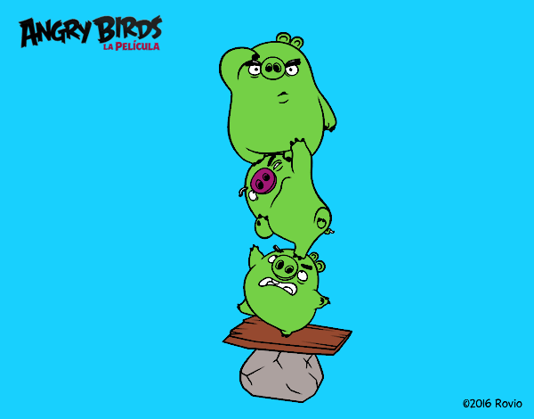 Cerdos verdes de Angry Birds