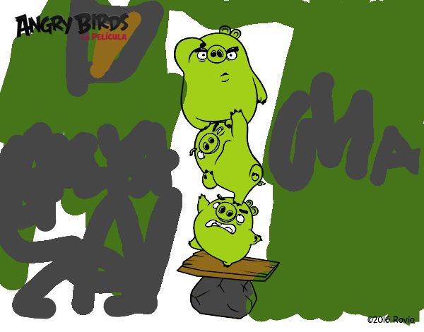 Cerdos verdes de Angry Birds