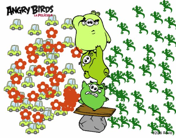 Cerdos verdes de Angry Birds