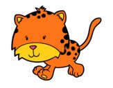 Dibujo Cría de guepardo corriendo pintado por SEBrechol