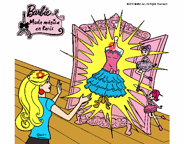 El vestido mágico de Barbie