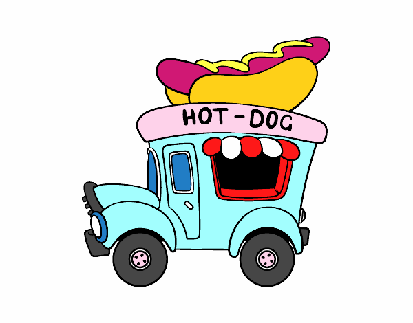 Food truck de perritos calientes