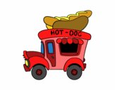 Food truck de perritos calientes