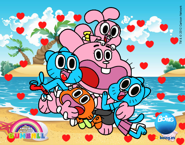 Gumball y amigos contentos