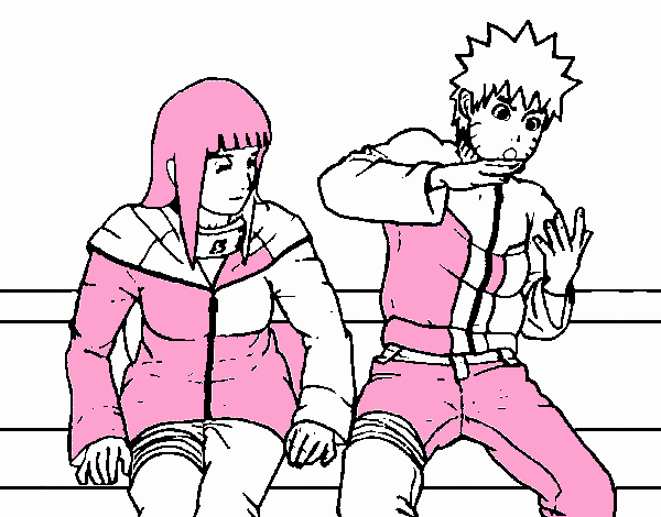 Hinata y Naruto