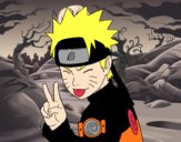 Dibujo Naruto sacando lengua pintado por gokuygohan