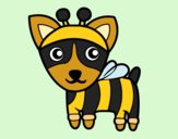 Dibujo Perro-abeja pintado por mangli