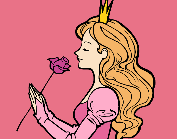Princesa y rosa