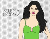 Dibujo Selena Gomez pintado por ashily018
