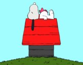 Snoopy durmiendo