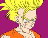 Dibujo Son Gohan pintado por madinma