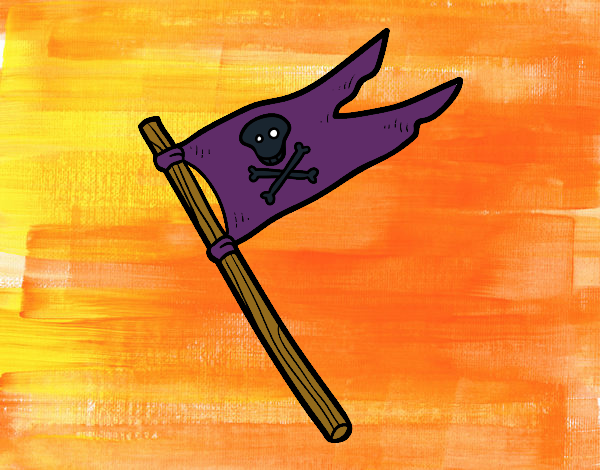 Una bandera pirata