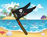 Una bandera pirata