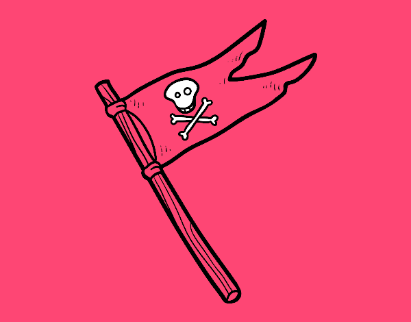 Una bandera pirata