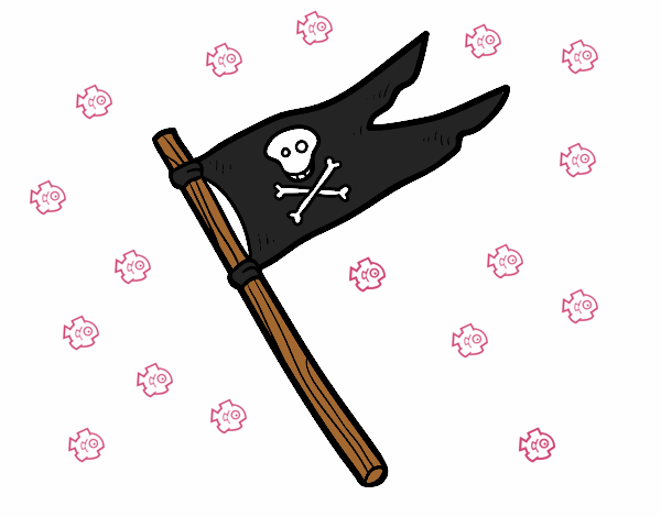 Una bandera pirata