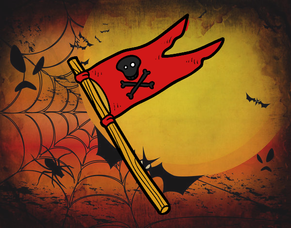 Una bandera pirata