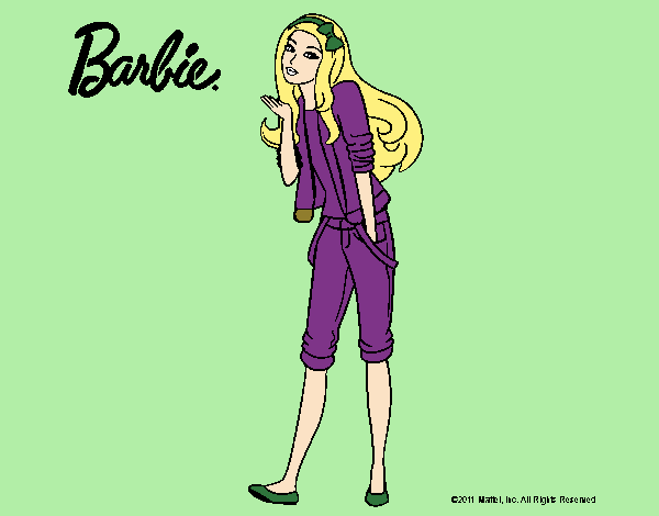 Barbie con look casual