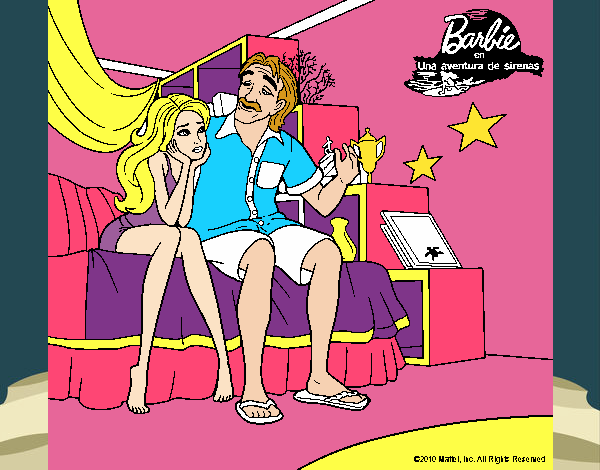 Barbie con su padre