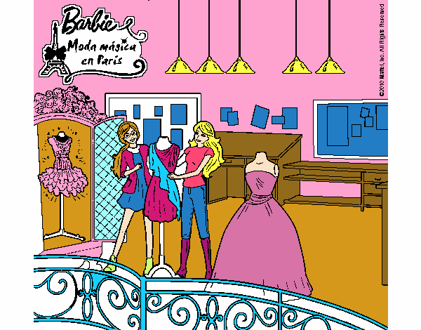 Barbie en la tienda