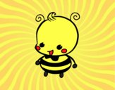 Dibujo Bebé abeja pintado por romerito