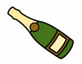 Dibujo Botella de champagne pintado por ismargilpe
