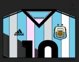 Camiseta del mundial de fútbol 2014 de Argentina