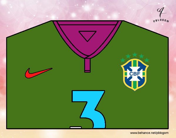 Camiseta del mundial de fútbol 2014 de Brasil