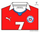 Camiseta del mundial de fútbol 2014 de Chile