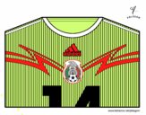 Camiseta del mundial de fútbol 2014 de México