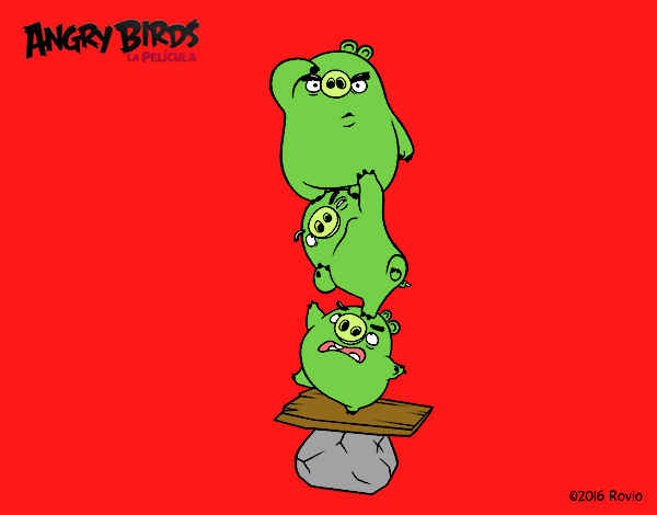 Cerdos verdes de Angry Birds