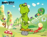 Cerdos verdes de Angry Birds