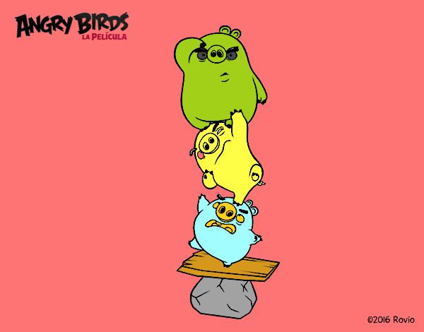 Cerdos verdes de Angry Birds