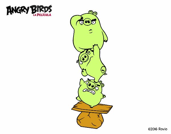 Cerdos verdes de Angry Birds