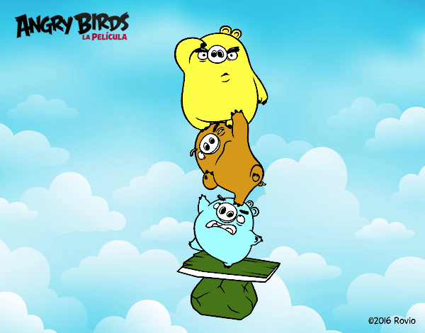 Cerdos verdes de Angry Birds