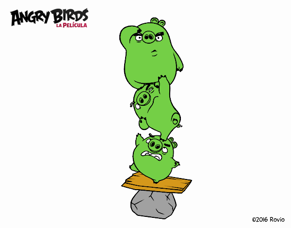 Cerdos verdes de Angry Birds