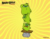 Cerdos verdes de Angry Birds