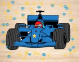 Dibujo Coche de F1 pintado por biele