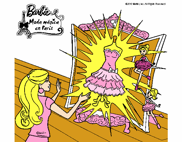 El vestido mágico de Barbie