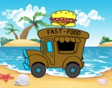 Food truck de hamburguesas