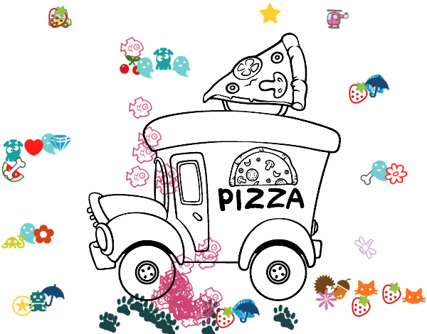 Food truck de pizza