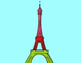 Dibujo La torre Eiffel pintado por almota