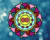 Dibujo Mandala meditación pintado por meagan