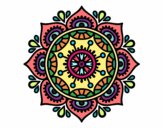 Dibujo Mandala para relajarse pintado por natalyest