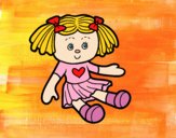 Dibujo Muñeca de juguete pintado por LunaLunita