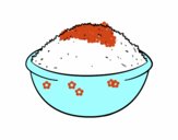 Dibujo Plato de arroz pintado por ismargilpe