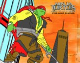 Dibujo Raphael de Ninja Turtles pintado por RobertArt