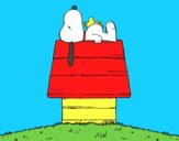 Snoopy durmiendo