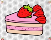 Dibujo Tarta de fresas pintado por 2530
